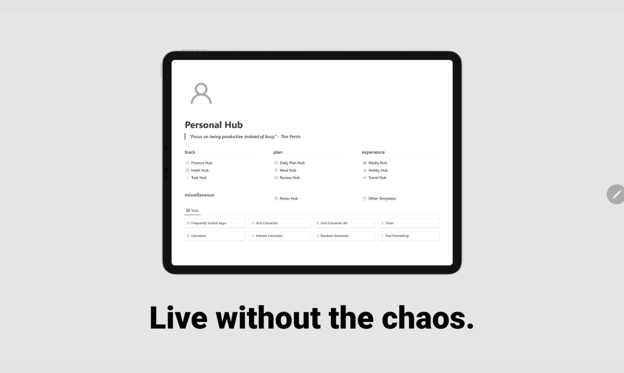 Notion Personal Pack media 5