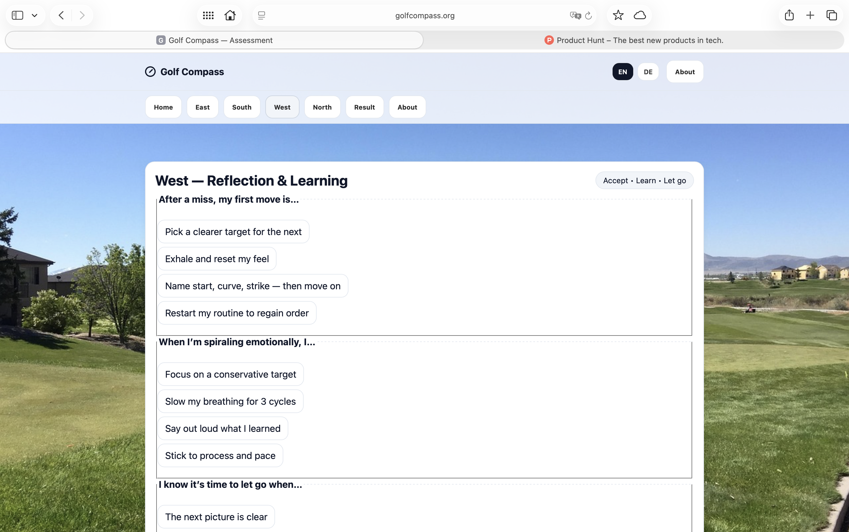 Golf Compass — Assessment - Screenshot 4 preview