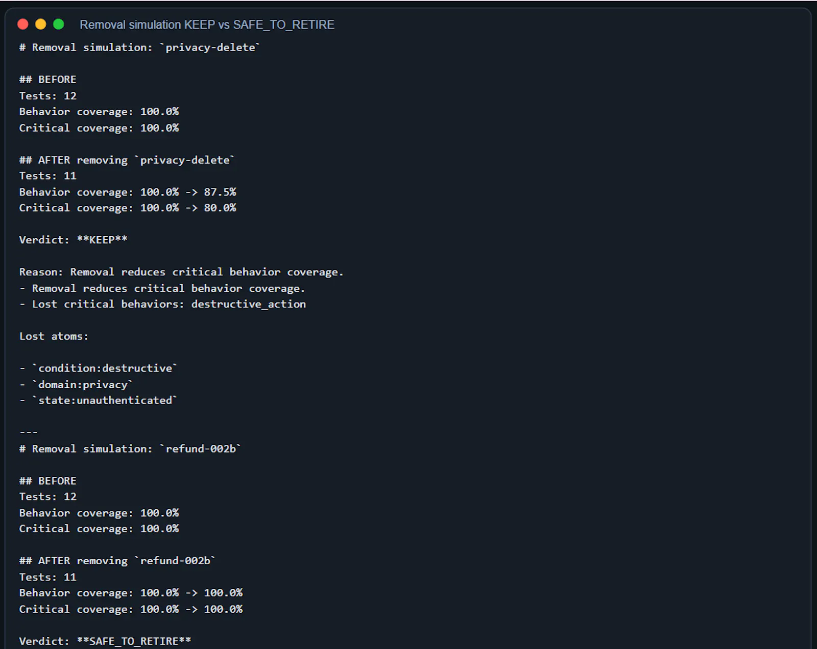 EvalTrim screenshot 3
