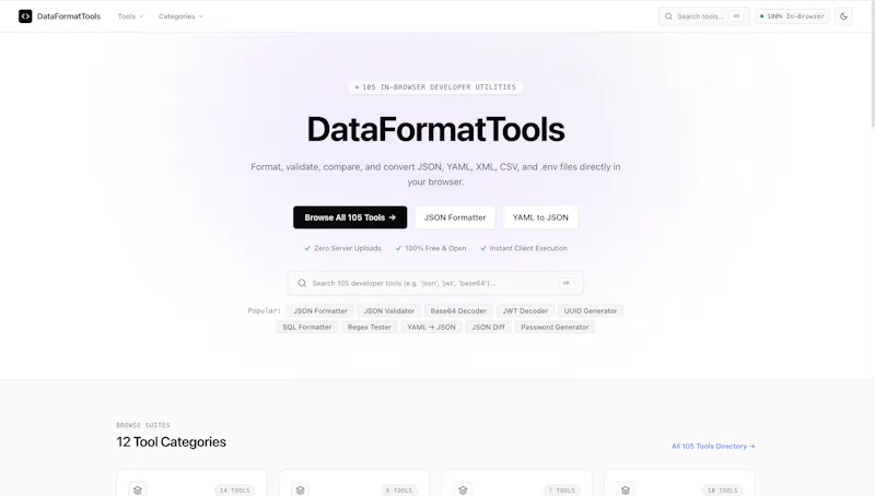 DataFormatTools screenshot 2