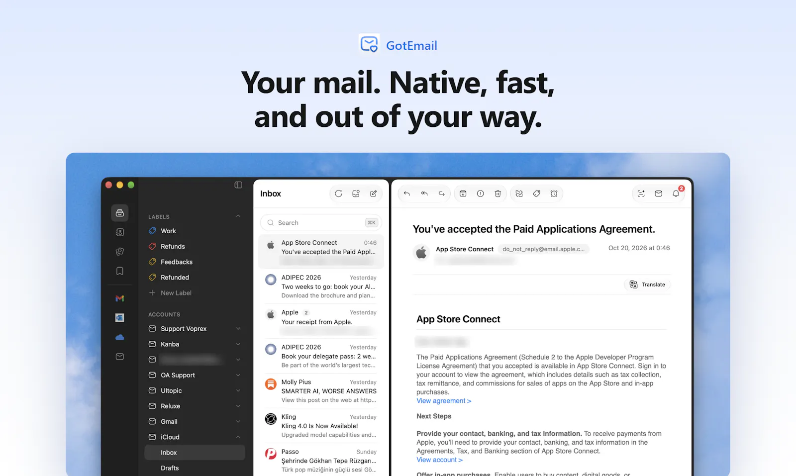 GotEmail screenshot 2