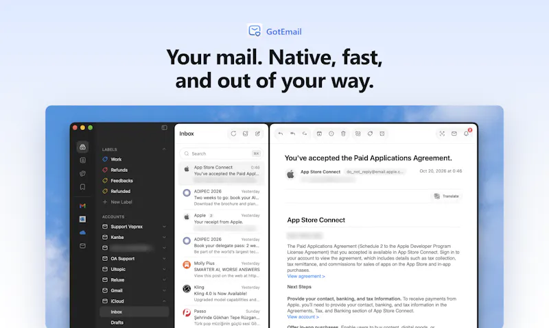 GotEmail screenshot 2