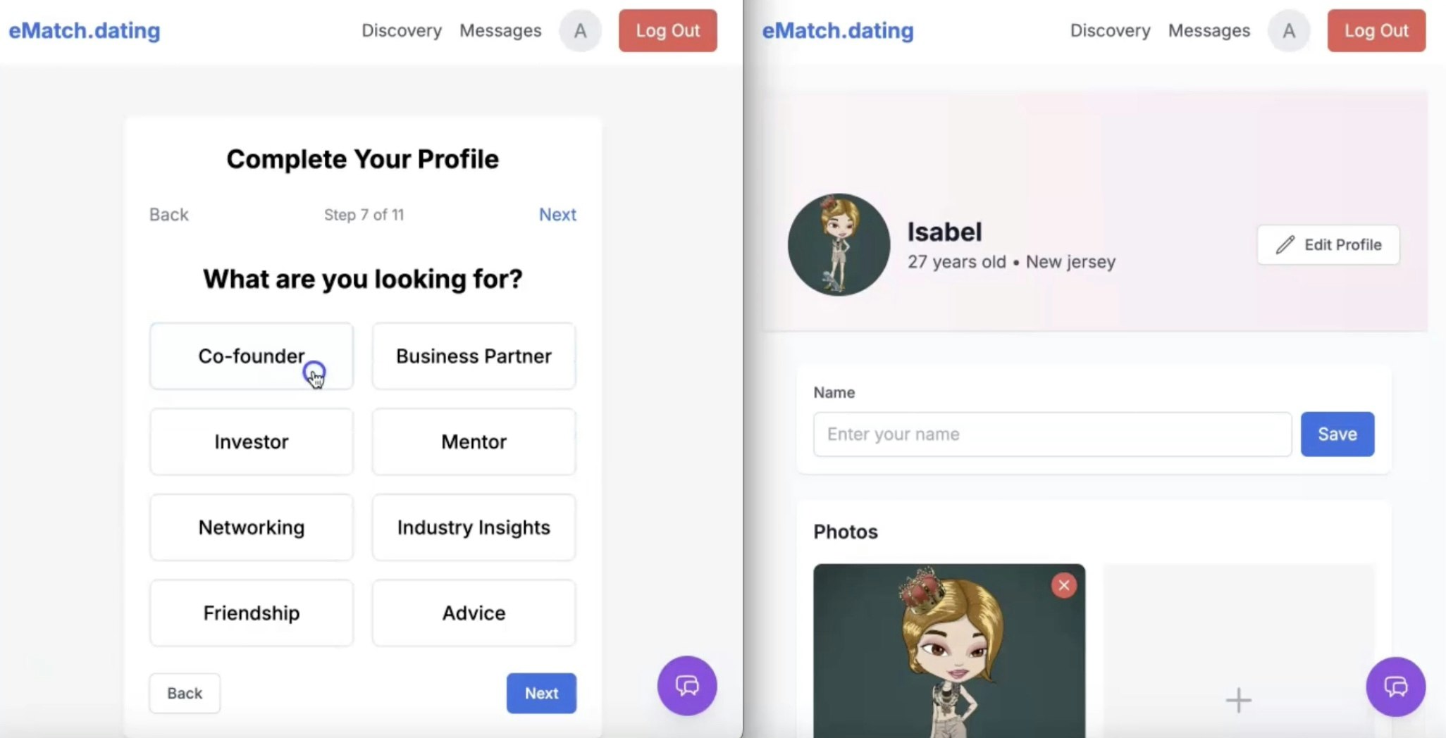 Dating App Template gallery image