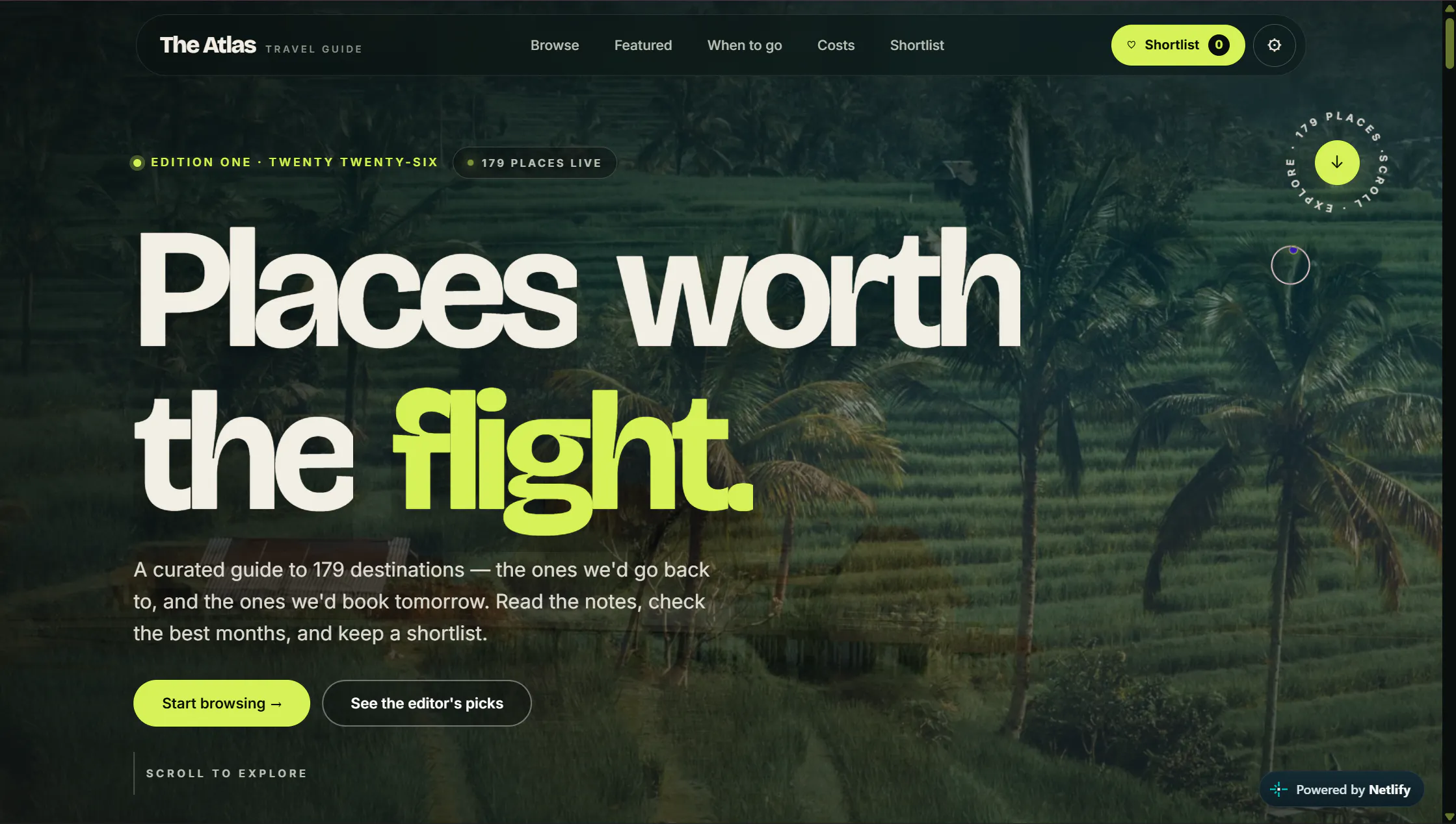 The Atlas 177 places worth travelling to gallery image