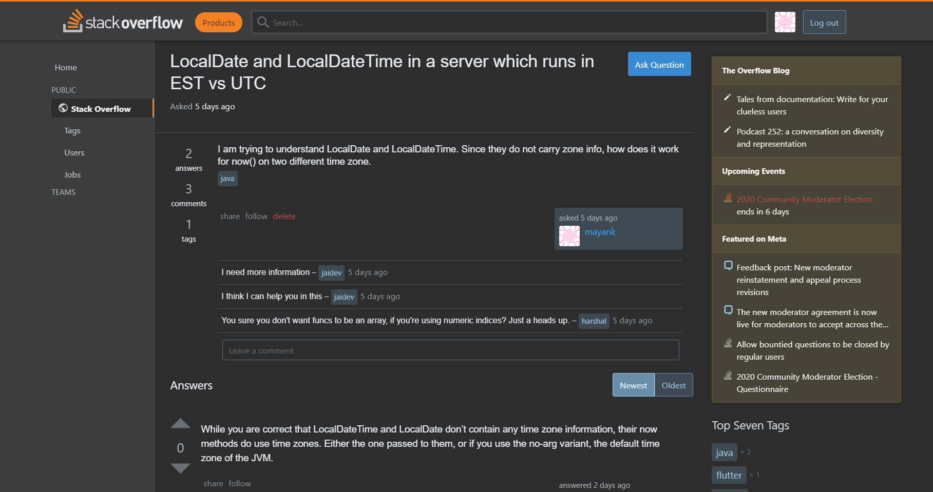 Stack Overflow Clone (MERN) gallery image