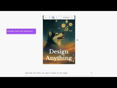 Turn AI images into editable designs gallery image