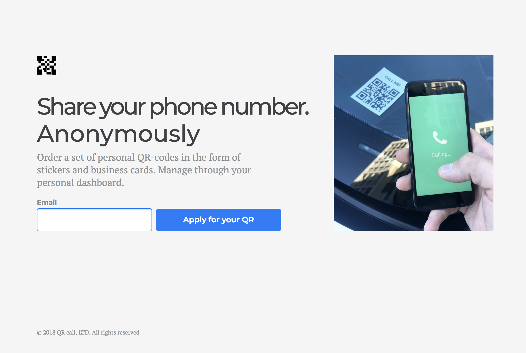 QR call gallery image