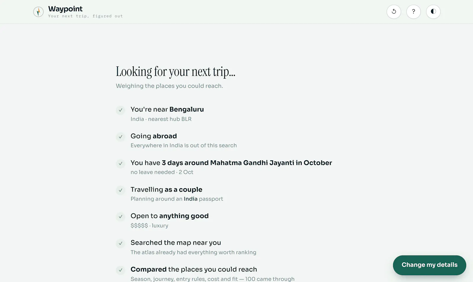 Waypoint screenshot 2