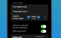 autoAlarm: Schedule iPhone System Alarms media 2