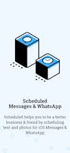 Без труда управляйте сообщениями с помощью функций планирования iOS Messages и WhatsApp.
