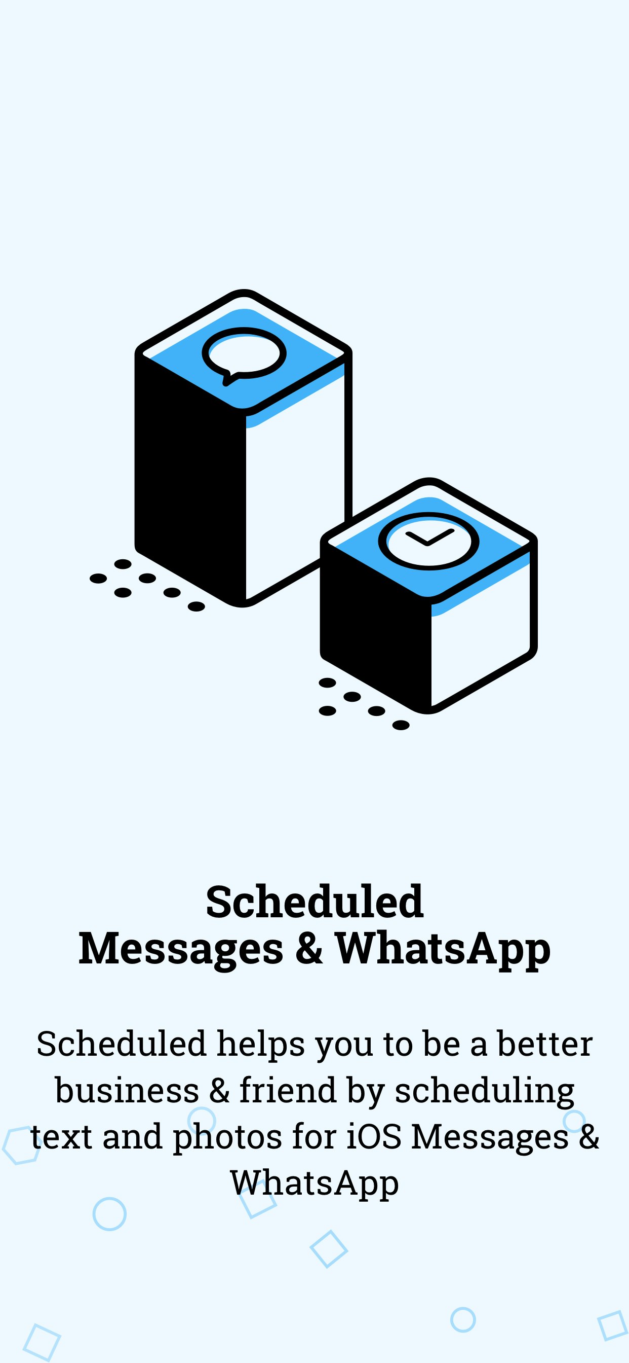 startuptile Scheduled for iOS Messages & WhatsApp-Schedule your texts through iOS Messages and WhatsApp