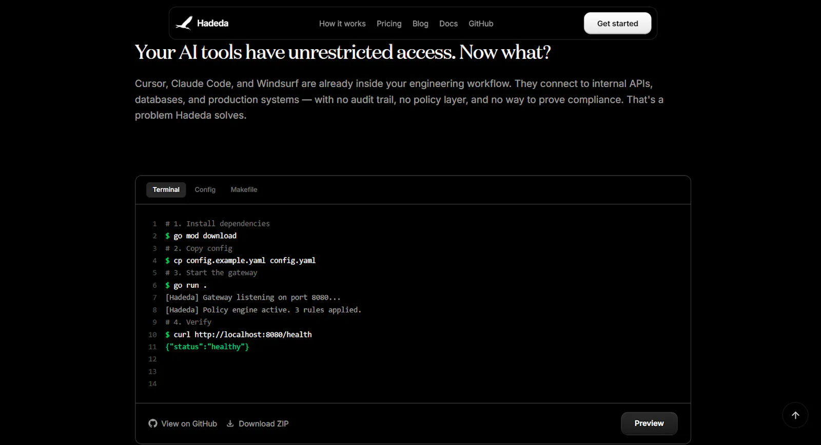 Hadeda screenshot 2