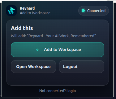 Reynard - Screenshot 4 showing product features and functionality