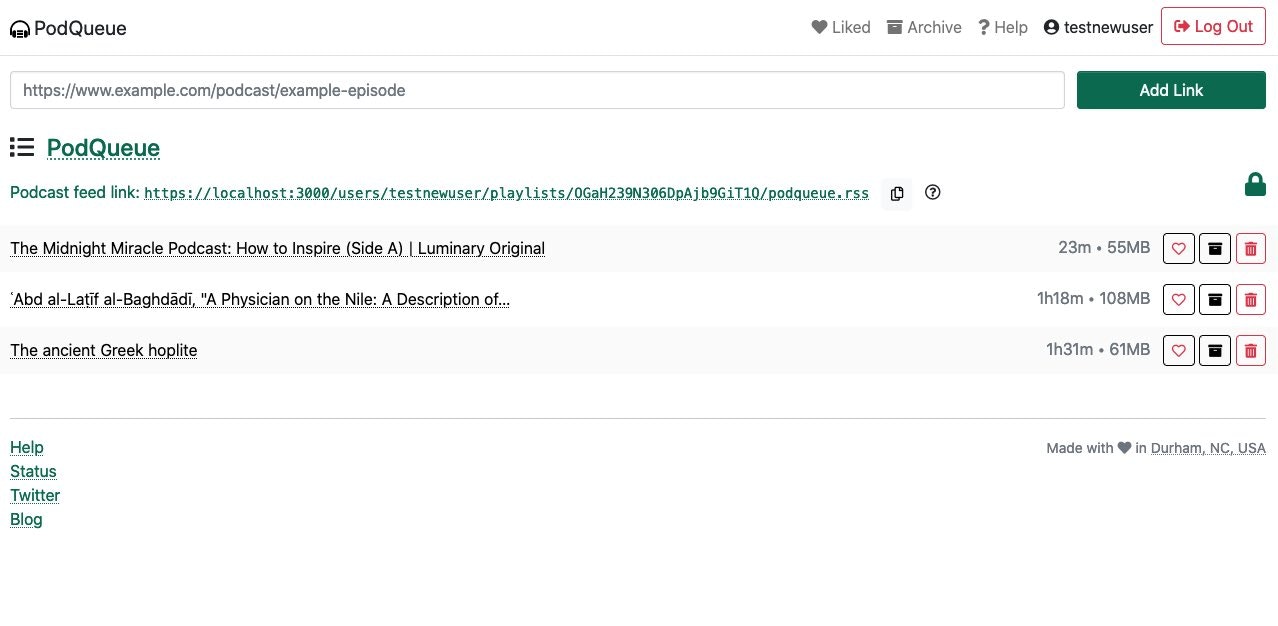PodQueue gallery image