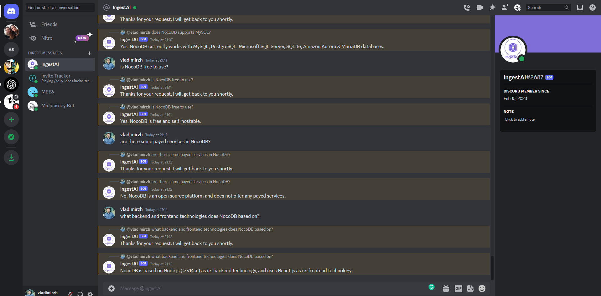 İçinde - Dokümanlarınıza cevap veren Slack/Discord üzerine chatgpt botlar oluşturun medya 7