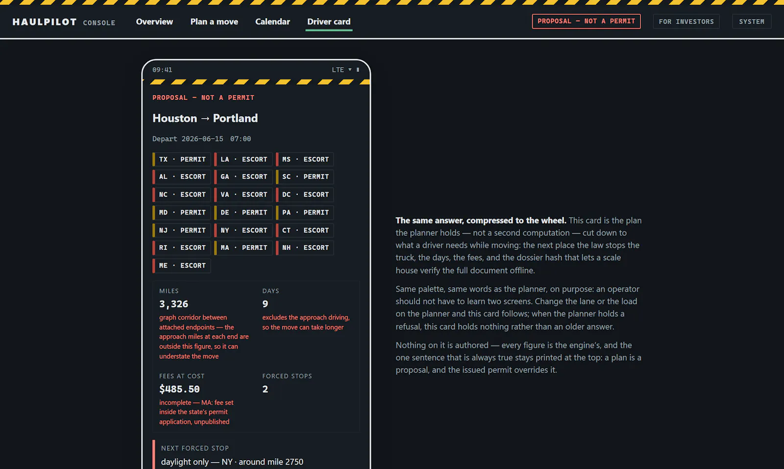 HaulPilot screenshot 3
