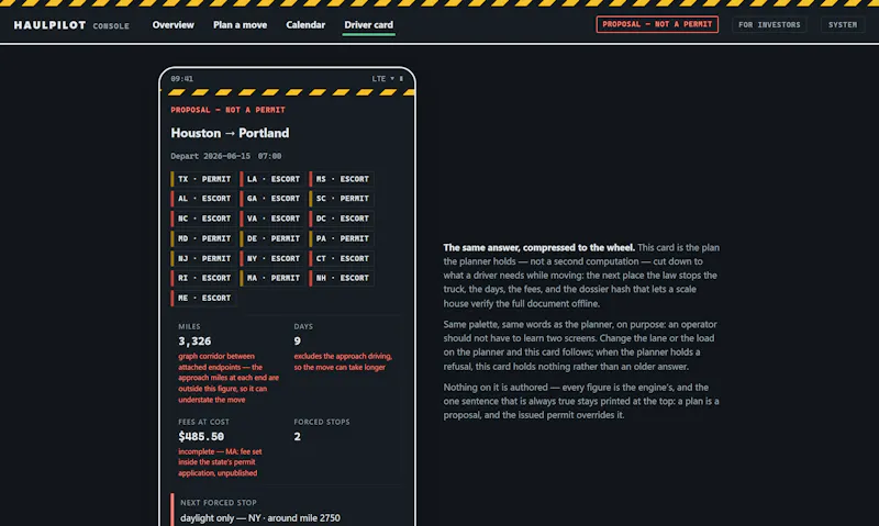 HaulPilot screenshot 3