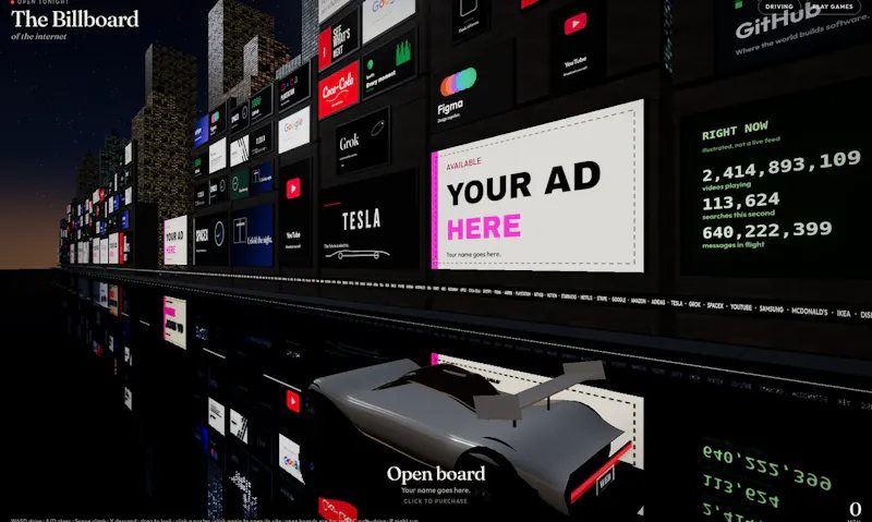 Billboard of the Internet screenshot 4