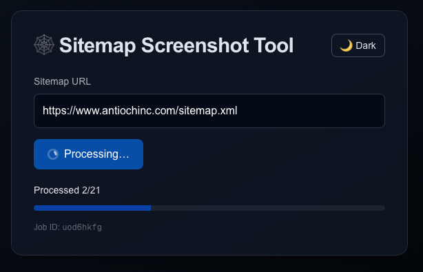 Sitemap Screenshot Tool gallery image