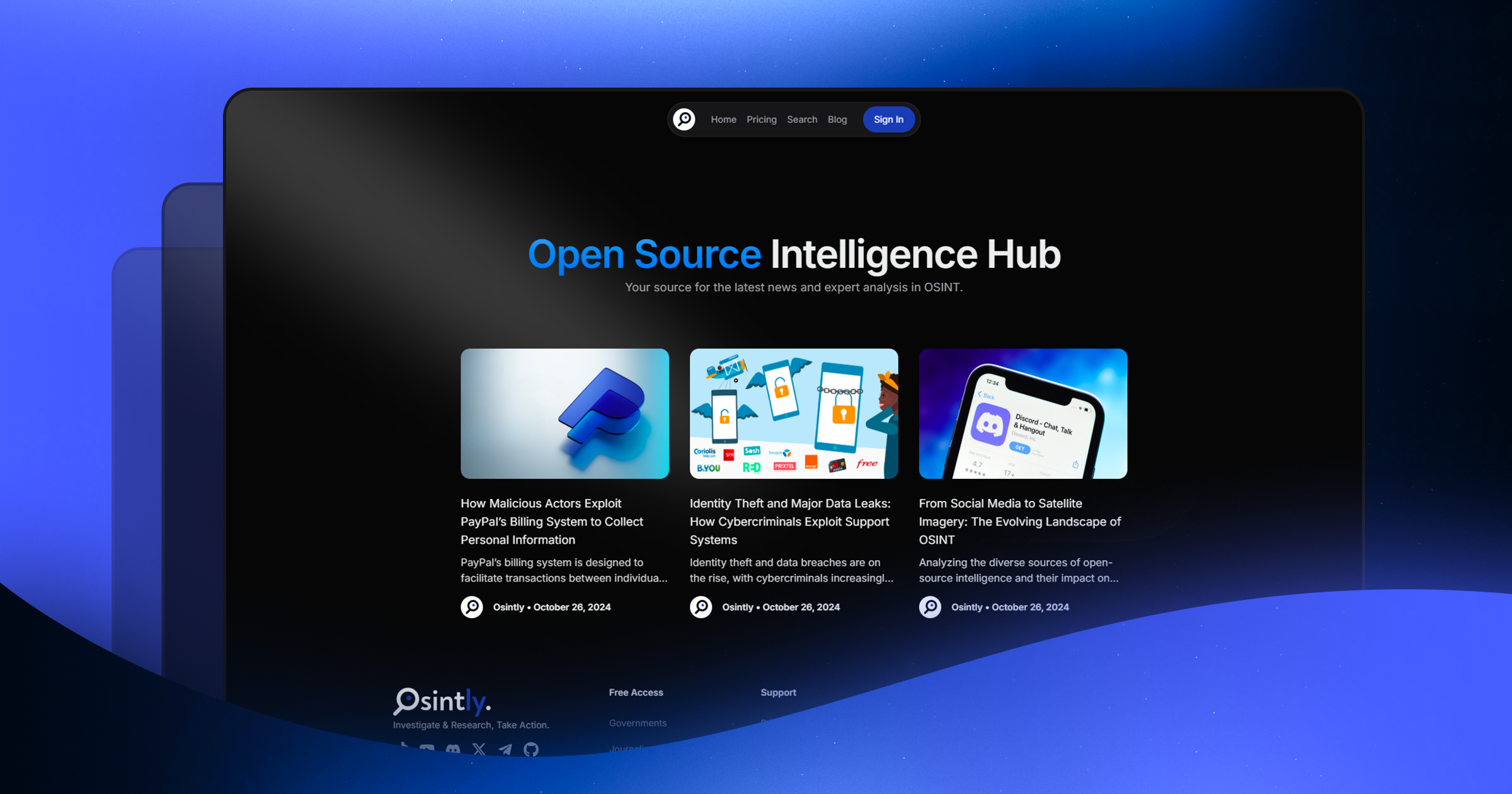 Osintly - Ontgrendel de kracht van open-source intelligentie. media 3