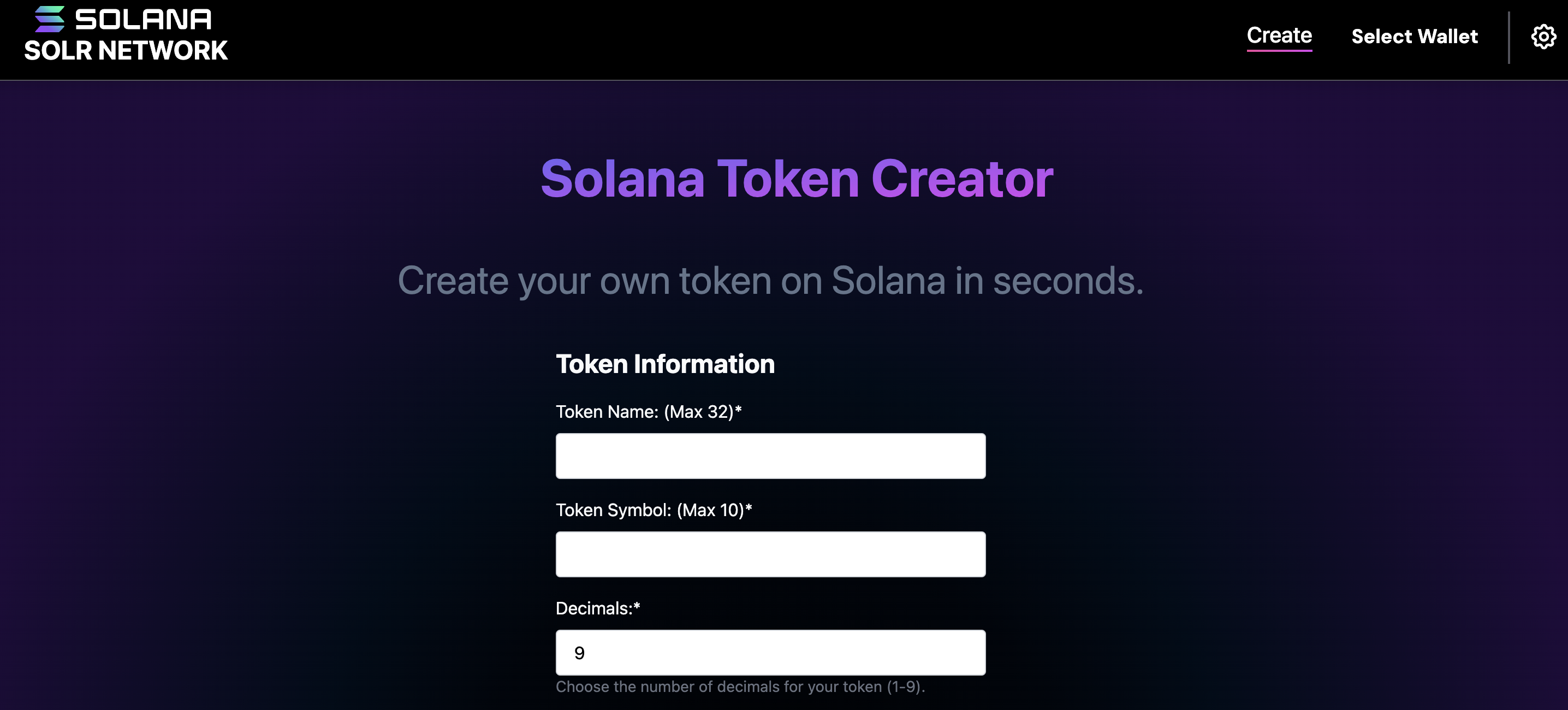 Solana Token Creator