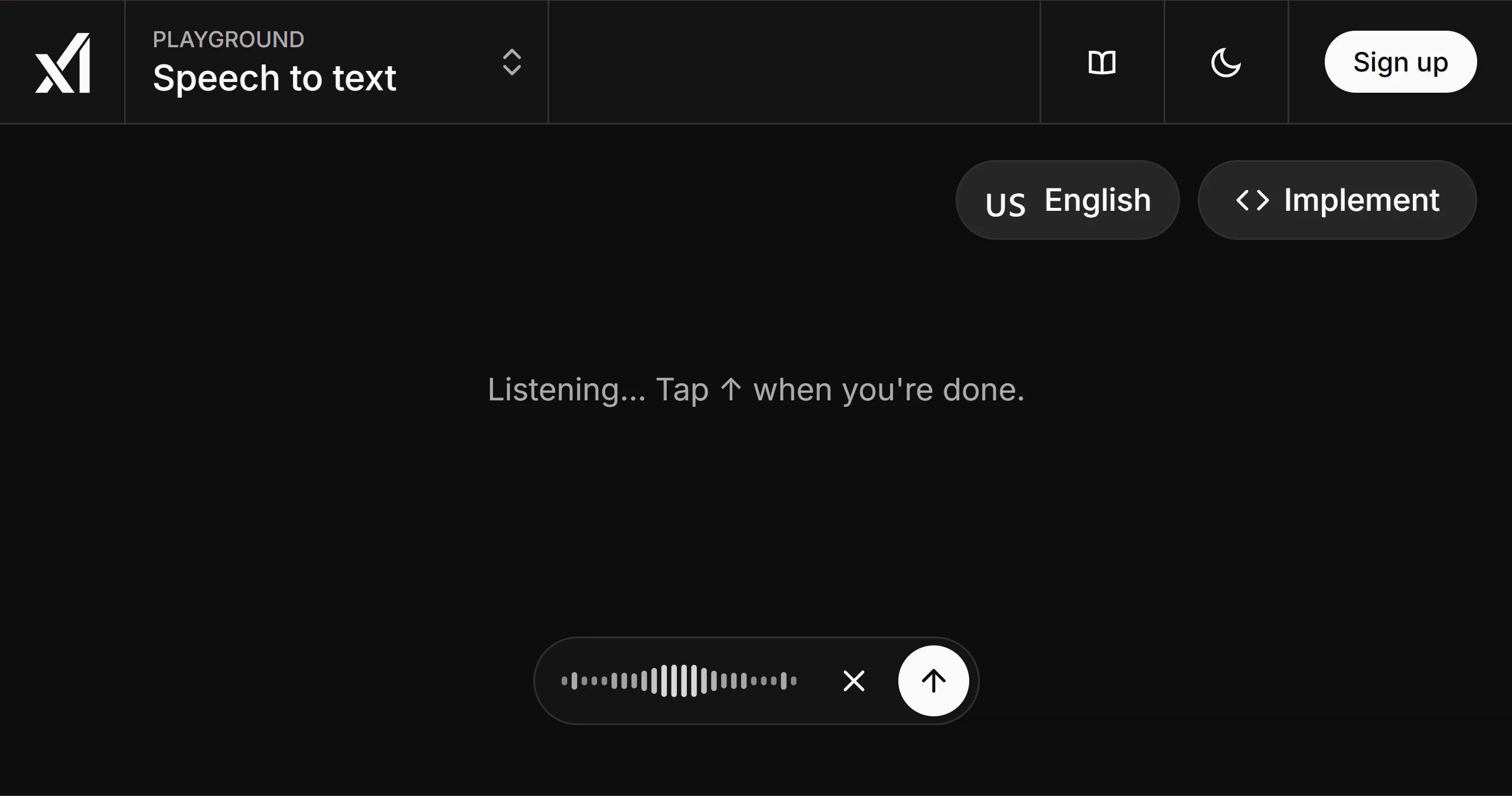 Grok Voice API screenshot 3