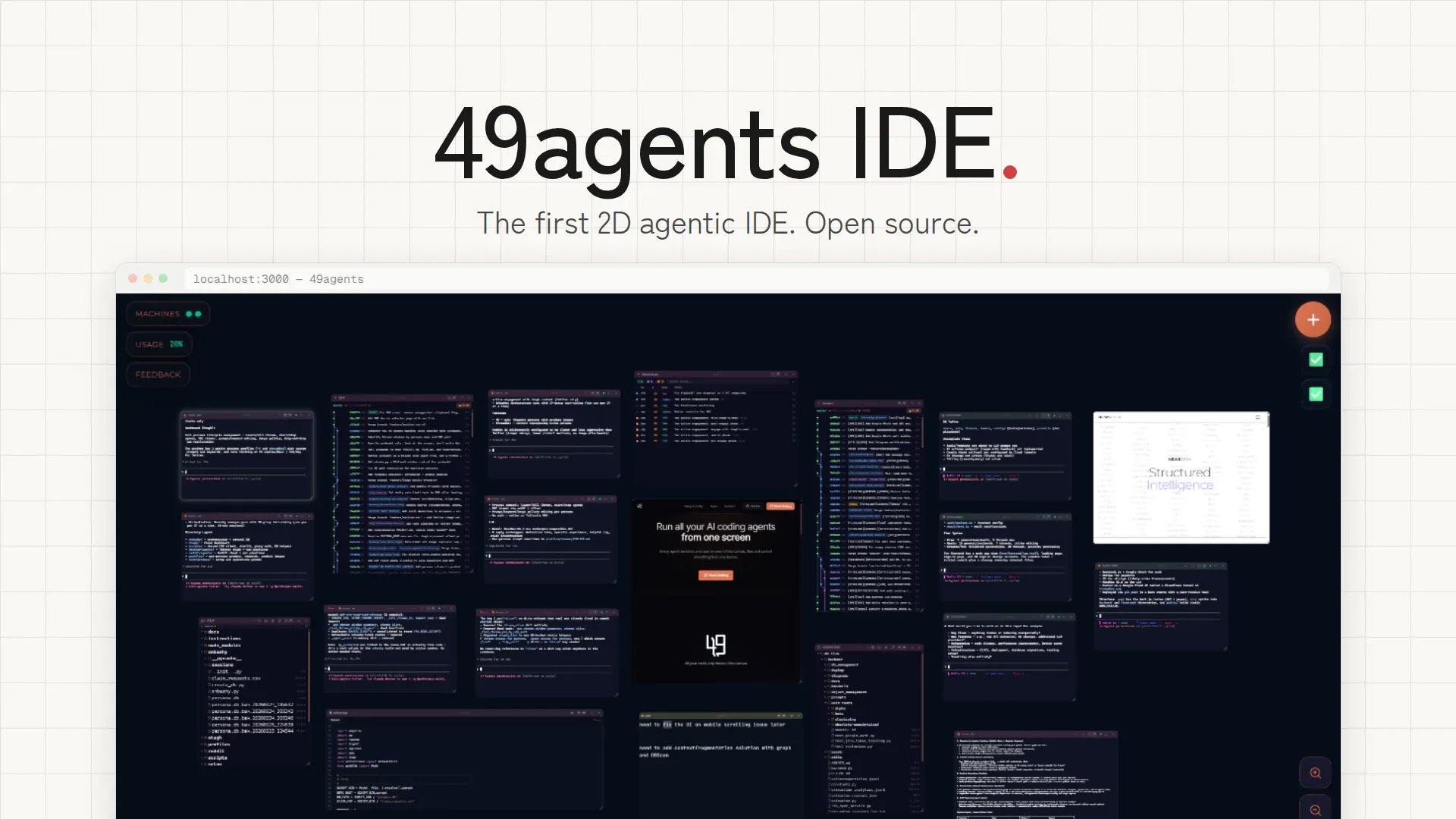 49agents IDE 截图
