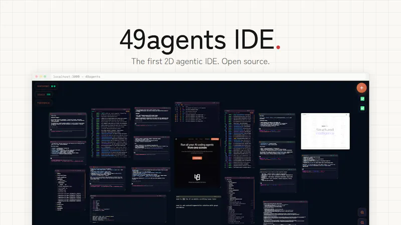 49agents IDE screenshot 2
