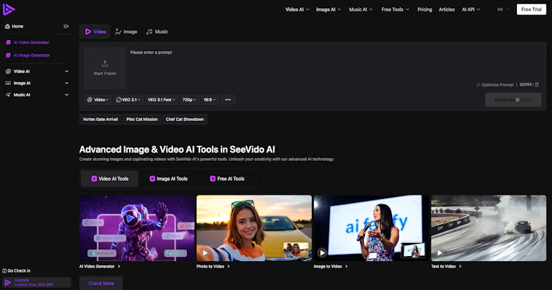 Seevido AI screenshot 2