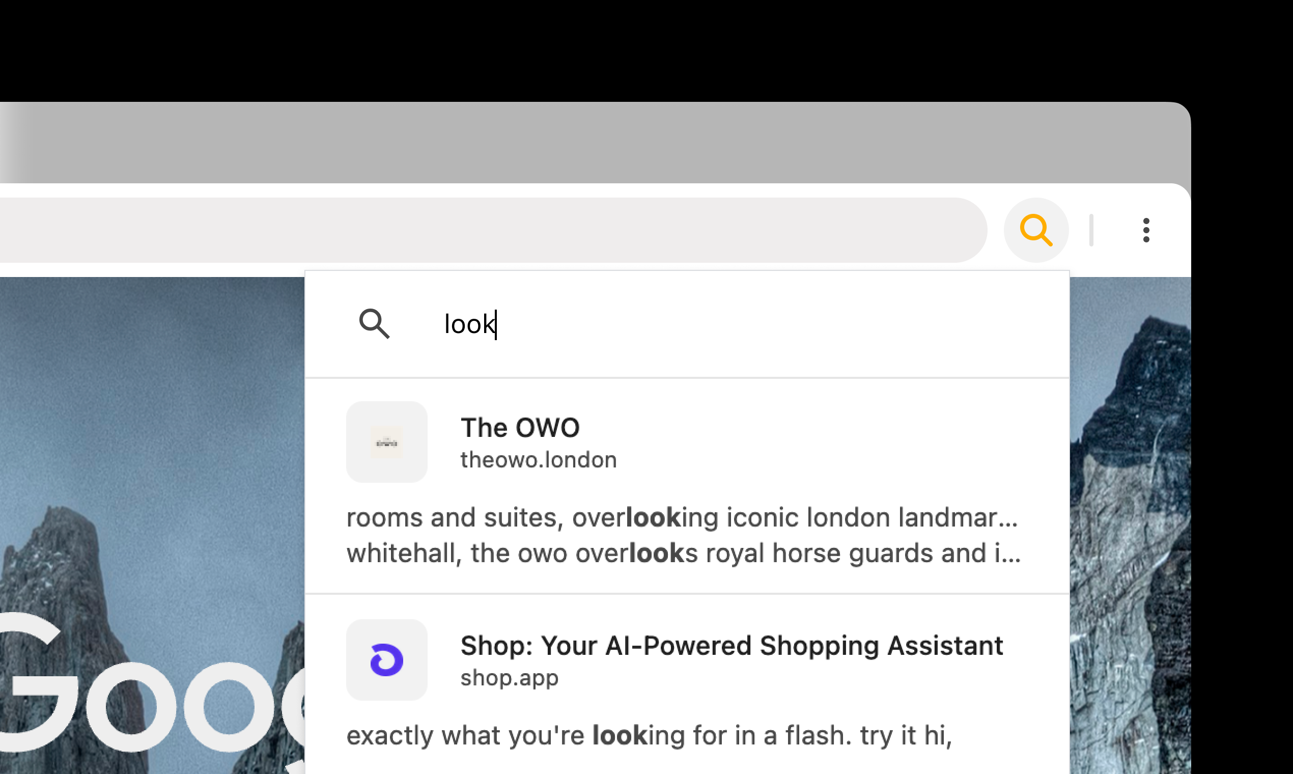 Tab Mencari Google Chrome media 2