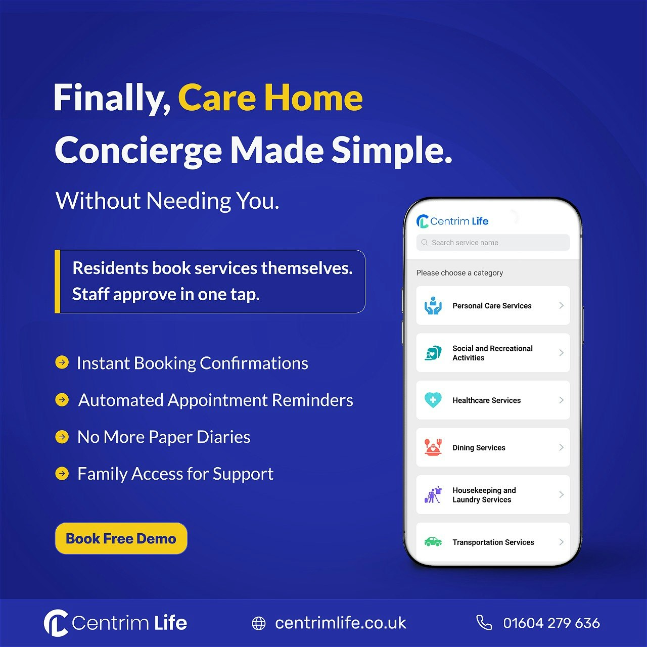 Centrim Life UK - Screenshot 4 showing product features and functionality