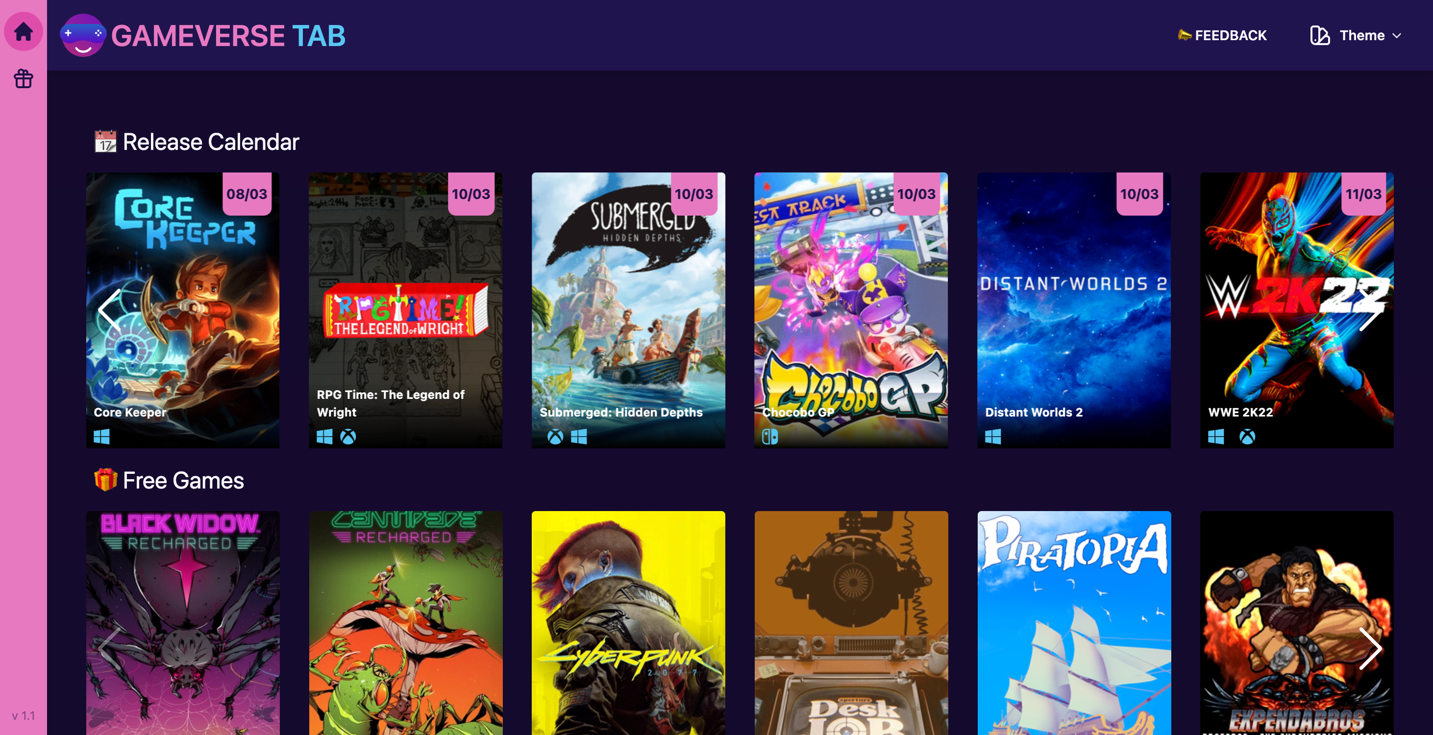 Gameverse Tab gallery image