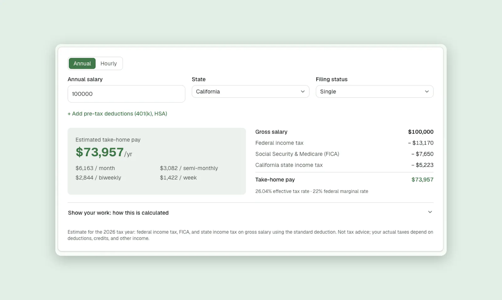 How Much After Tax screenshot 2