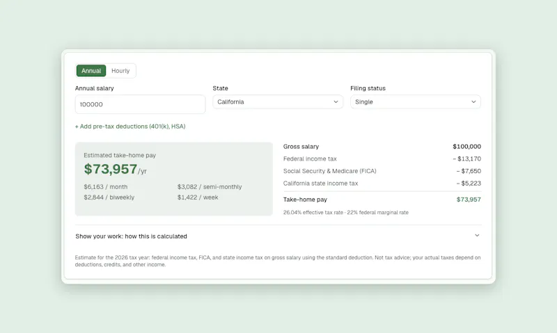How Much After Tax screenshot 2