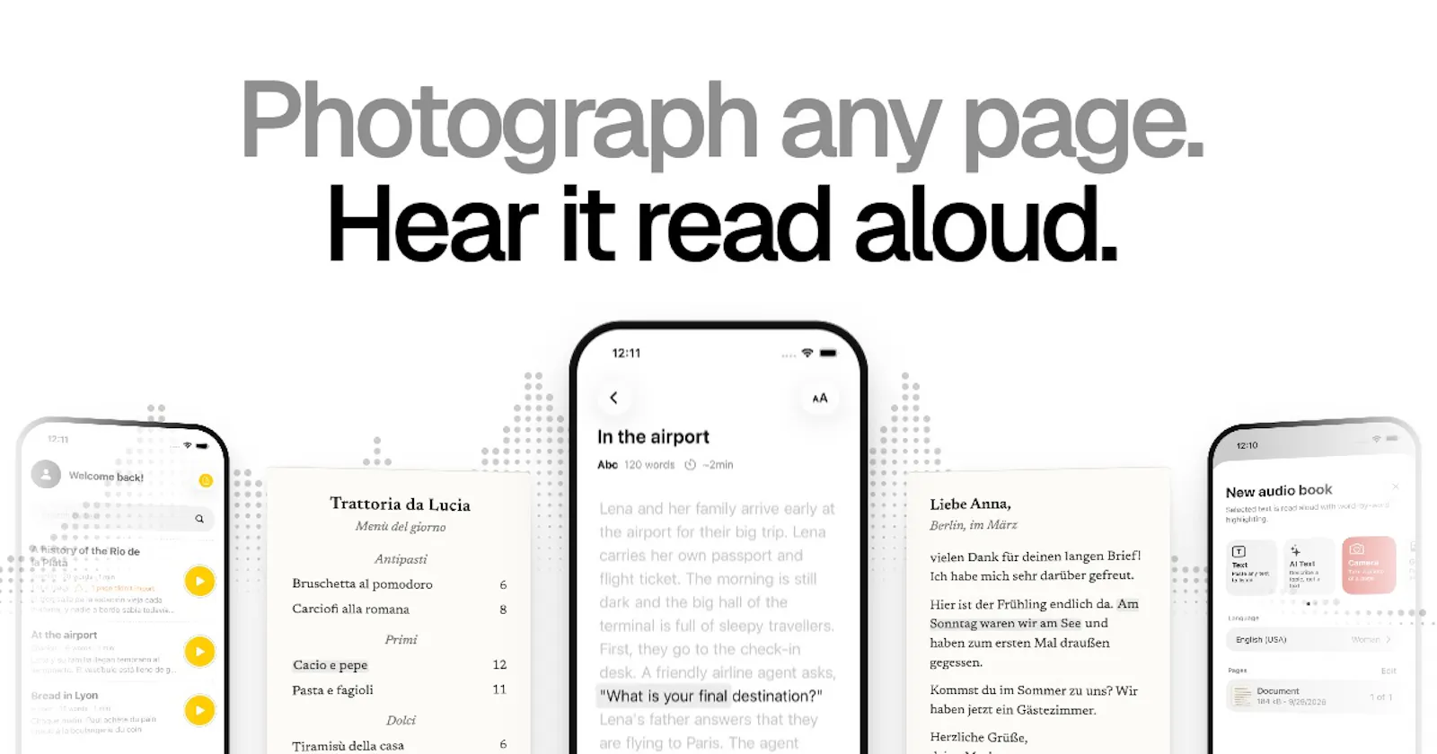 Outloud Reader - Text to Speech screenshot 2
