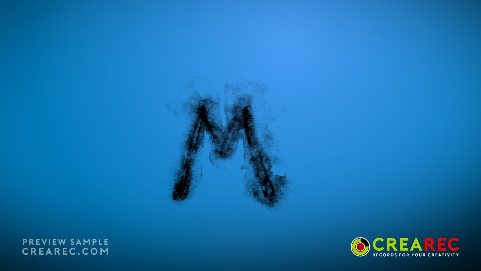 Ink Alphabet Animated stock footage text gallery image