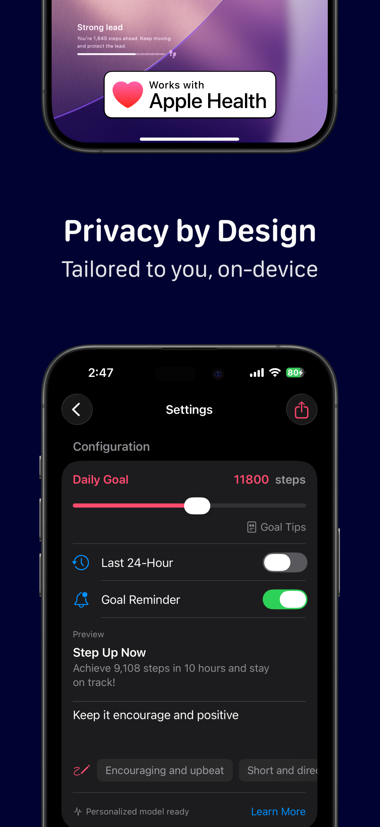 Steps Widget gallery image
