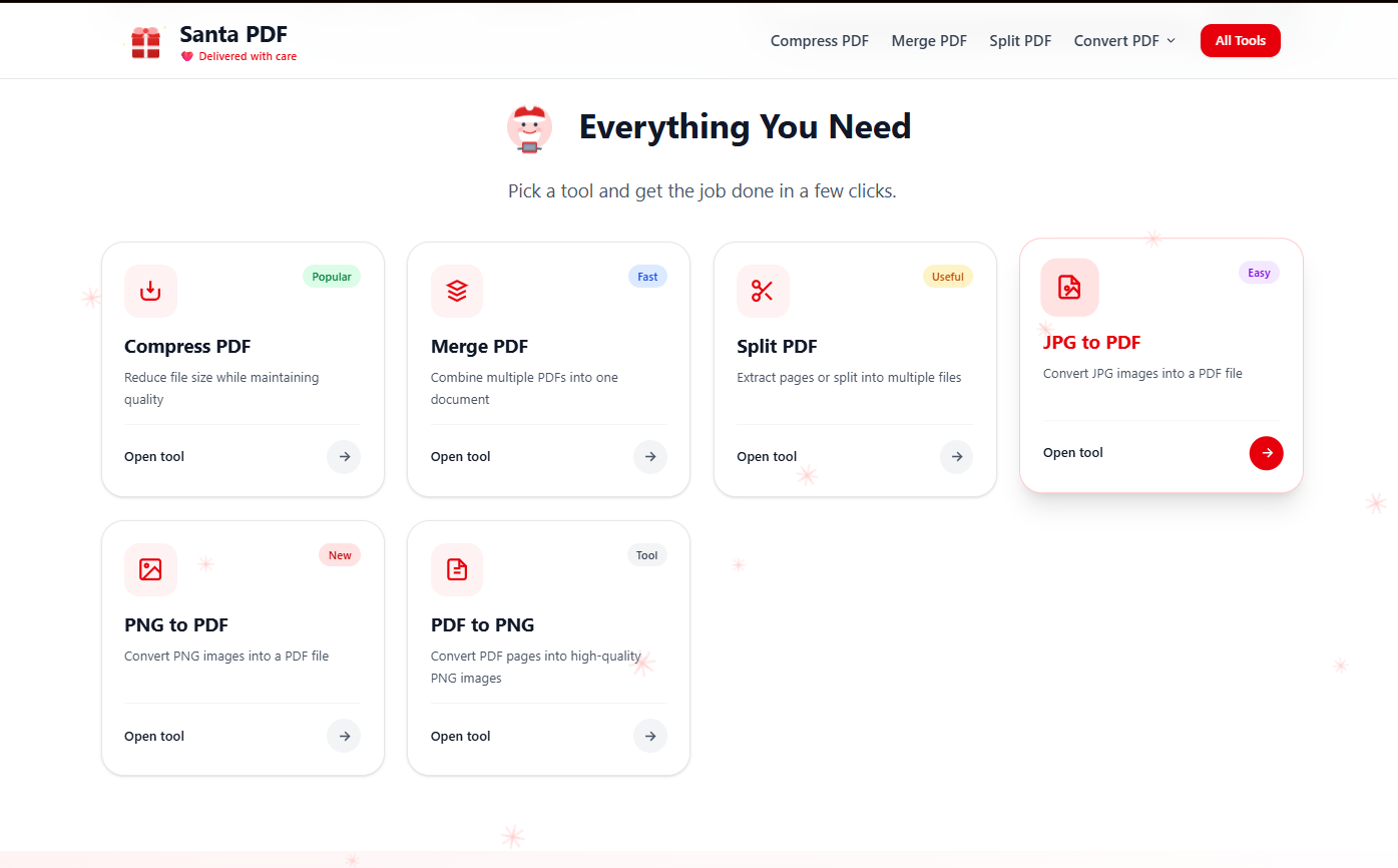 SantaPDF – Free PDF Tools (No Watermark) gallery image