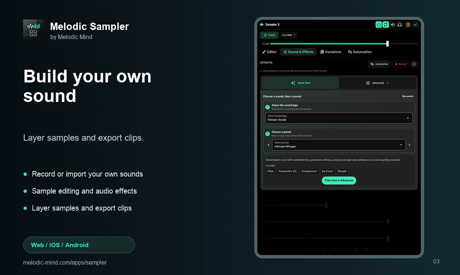 Melodic Sampler screenshot 3