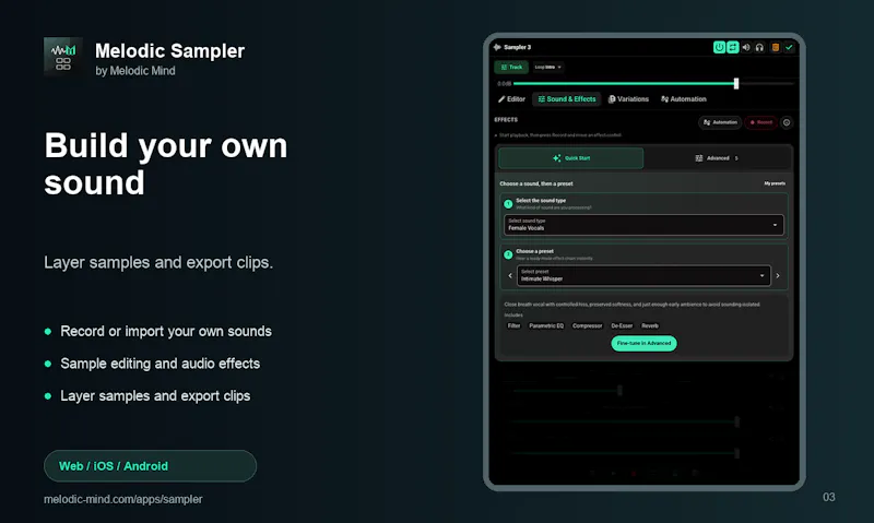 Melodic Sampler screenshot 3