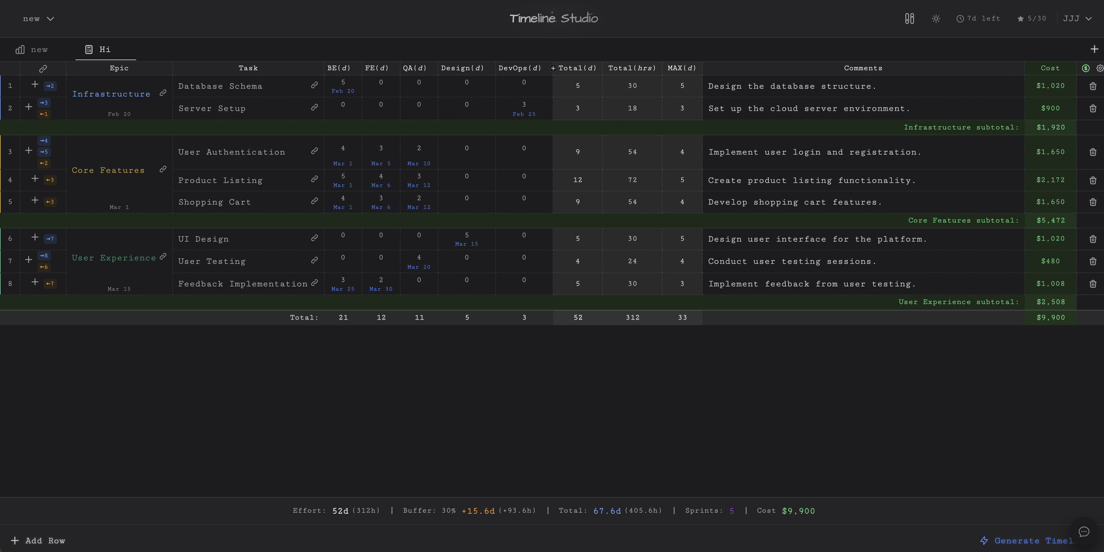 Timeline Studio gallery image