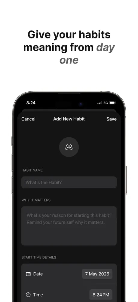 Didnt - Habit Tracker - Screenshot 2 showing product features and functionality
