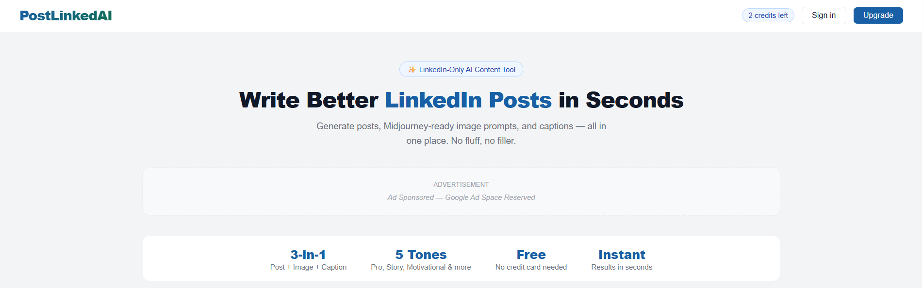 PostLinkedAI gallery image