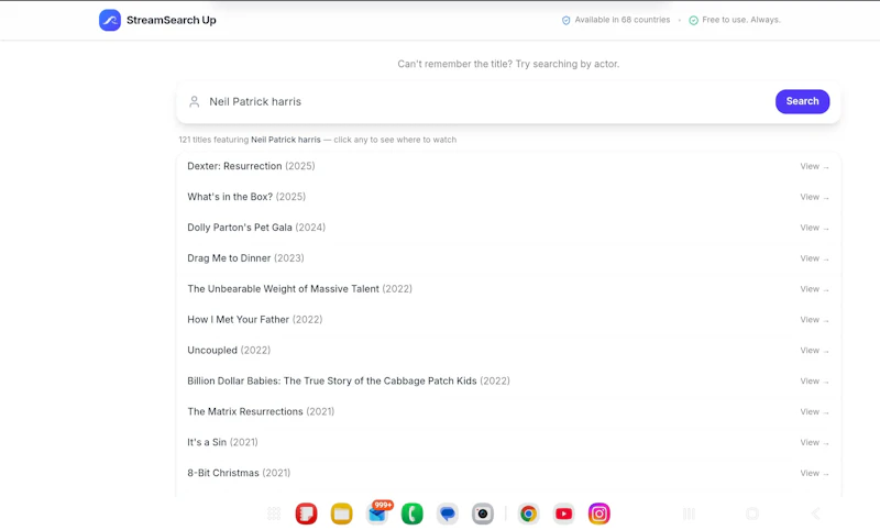 StreamSearch Up screenshot 5