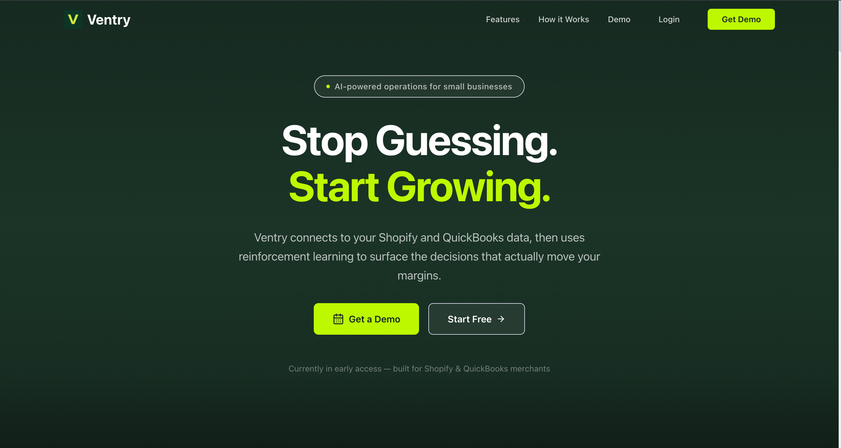 Ventry - Screenshot 2 showing product features and functionality