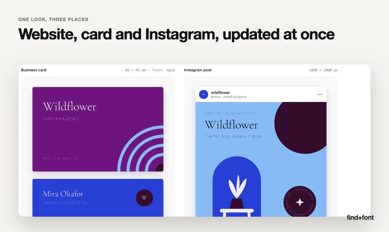 FindFont Brand Visualizer gallery image