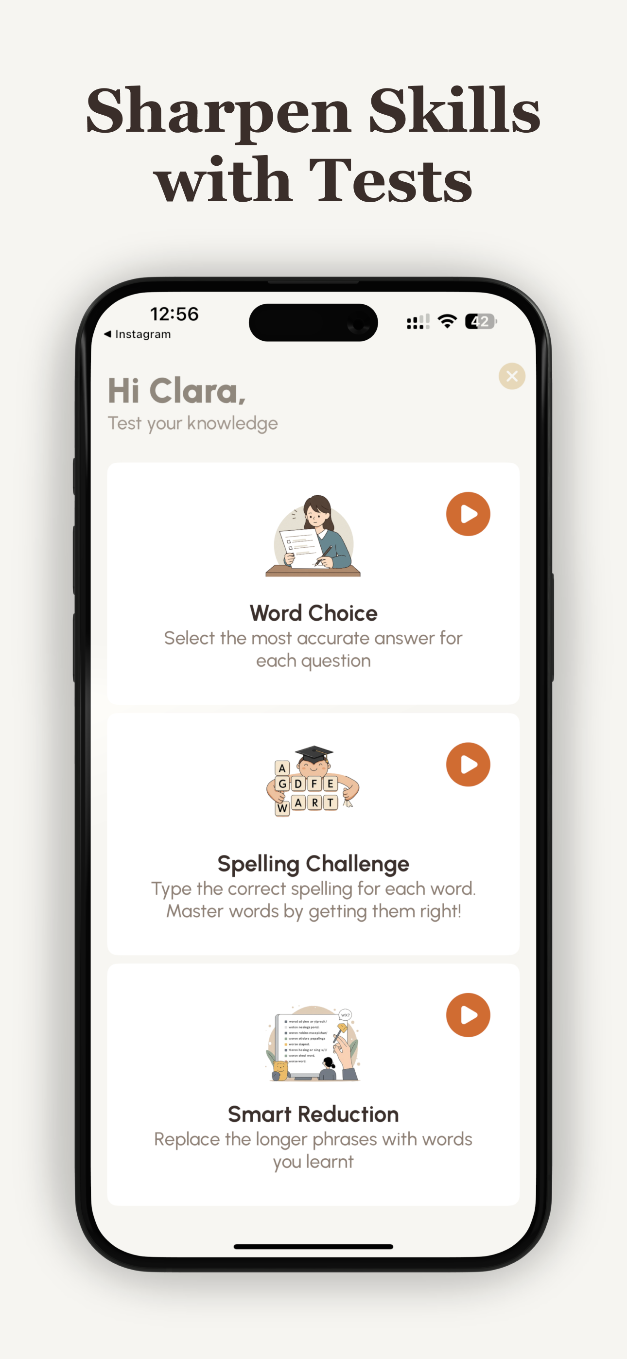 Média Vocab Whiz: application de vocabulaire AI 8