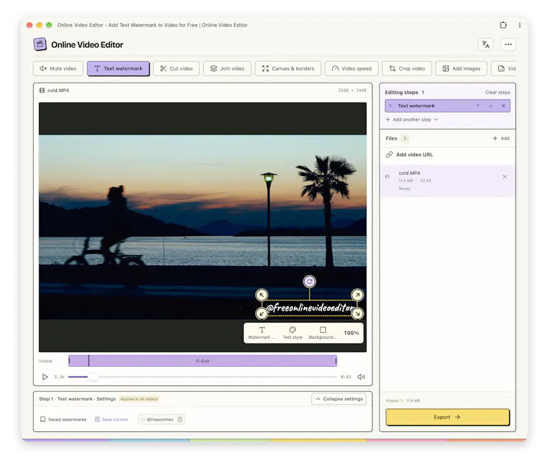 Online Video Editor screenshot 5