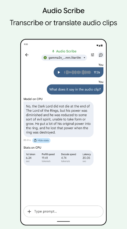 Google AI Edge Gallery: On-Device ML and Generative AI Demos