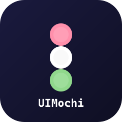 UIMochi - Product Hunt launch logo and brand identity